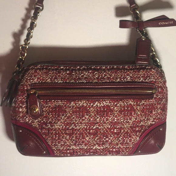 Coach Handbags - Coach Berry tweed crossbody bag